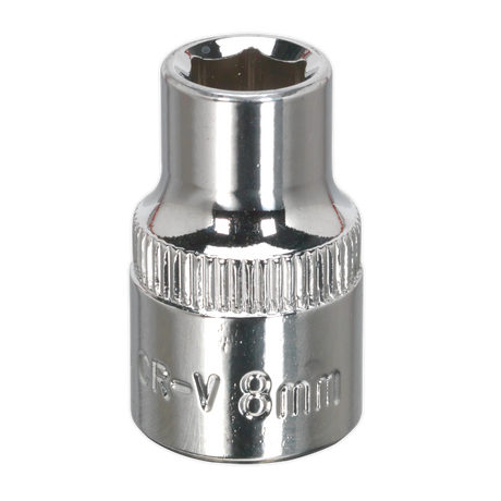 WallDrive® Socket 8mm 3/8"Sq Drive Fully Polished - SP3808 - Farming Parts