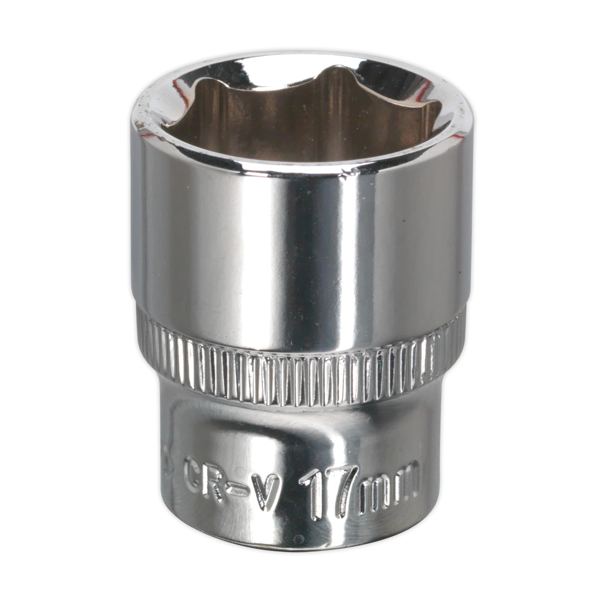 WallDrive® Socket 17mm 3/8"Sq Drive Fully Polished - SP3817 - Farming Parts