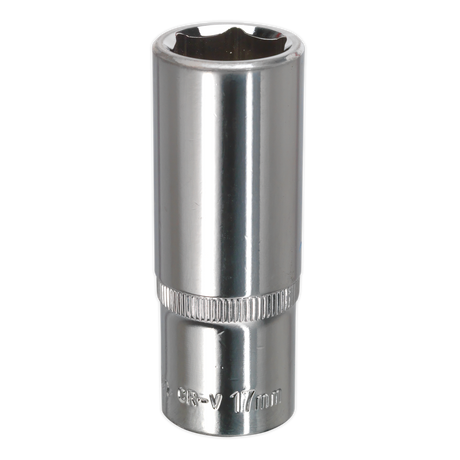 WallDrive® Socket 17mm Deep 3/8"Sq Drive Fully Polished - SP3817D - Farming Parts