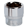 WallDrive® Socket 22mm 3/8"Sq Drive Fully Polished - SP3822 - Farming Parts