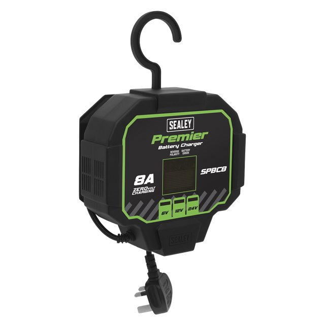 Battery Maintainer Charger 8A Fully Automatic - SPBC8 - Farming Parts