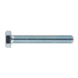 Image of a Sealey HT Setscrew M10 x 70mm 8.8 Zinc Pack of 25 - SS1070, featuring a fully threaded shaft and made from high tensile strength steel, shown against a white background.