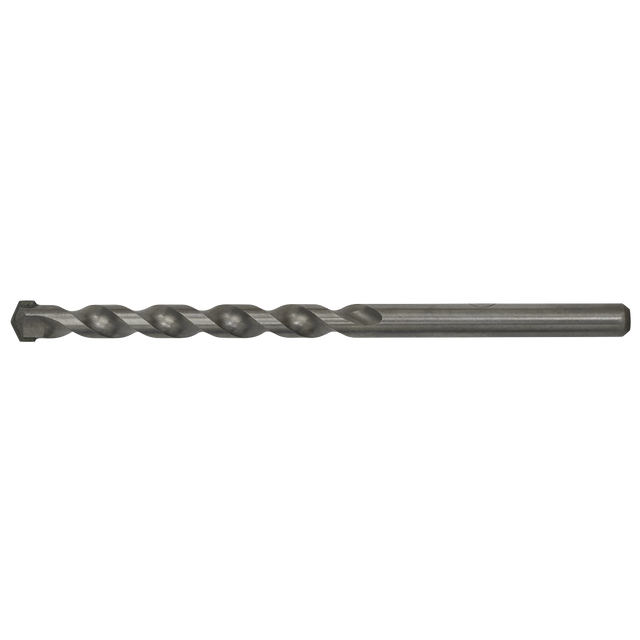 An image of the Sealey Straight Shank Rotary Impact Drill Bit (Ø10 x 150mm - SS10X150) with a twisted design, ideal for general-purpose drilling and compatible with a 1/2" chuck.