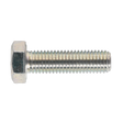 The Sealey HT Setscrew M14 x 50mm 8.8 Zinc (Pack of 10, SS1450) with high tensile strength and threading covering most of its length is shown against a white background.