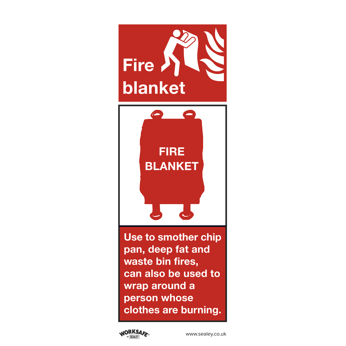 Safe Conditions Safety Sign - Fire Blanket - Rigid Plastic - SS53P1 - Farming Parts