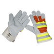 Reflective Rigger's Gloves Pack of 6 Pairs - SSP14HV/6 - Farming Parts