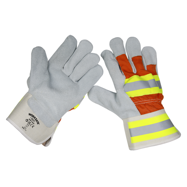 Reflective Rigger's Gloves Pair - SSP14HV - Farming Parts