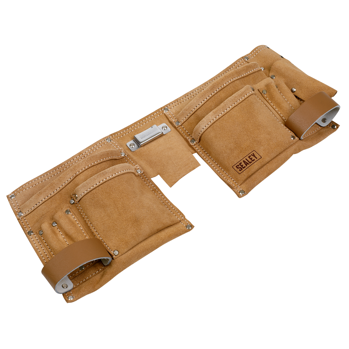 Double Pouch Leather Tool Belt - STBL01 - Farming Parts