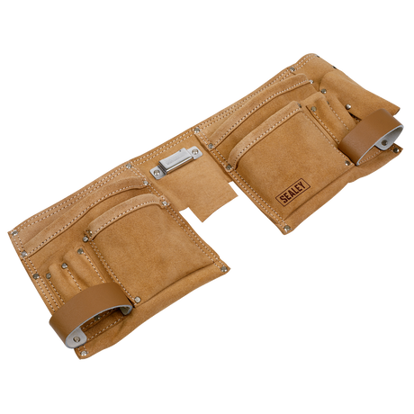 Double Pouch Leather Tool Belt - STBL01 - Farming Parts