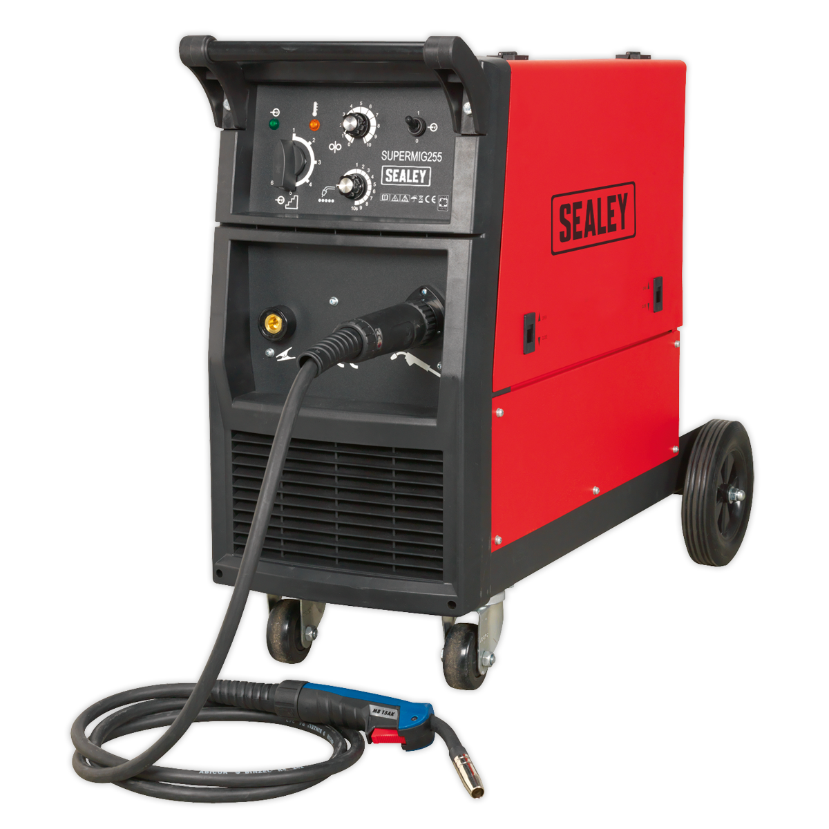 Professional MIG Welder 250A 230V with Binzel® Euro Torch - SUPERMIG255 - Farming Parts