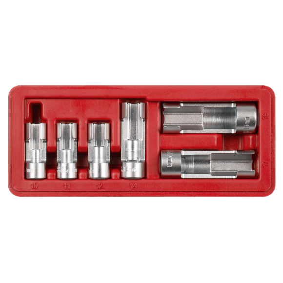 Sealey Window Socket Set 6pc SE SX0412