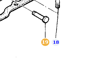 *STOCK CLEARANCE* - AGCO Pin 1663178M1 for MF Rear Axle & Linkage Assembly