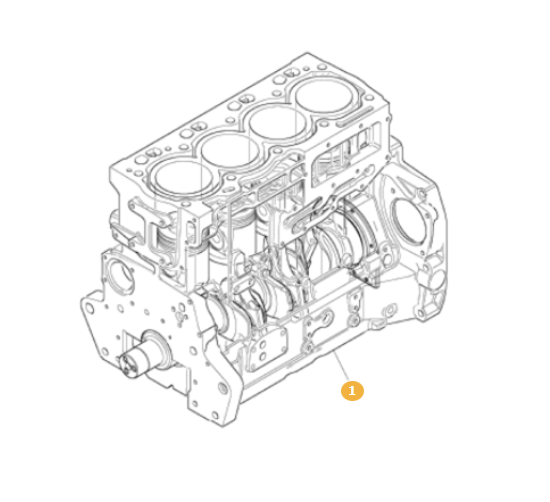 Short Engine - 4226970M91 | Official AGCO OEM Part for Massey Ferguson