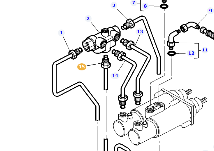 *SPECIAL PRICE* - AGCO Tube – OEM Part 3788084M1 for Massey Ferguson Tractors