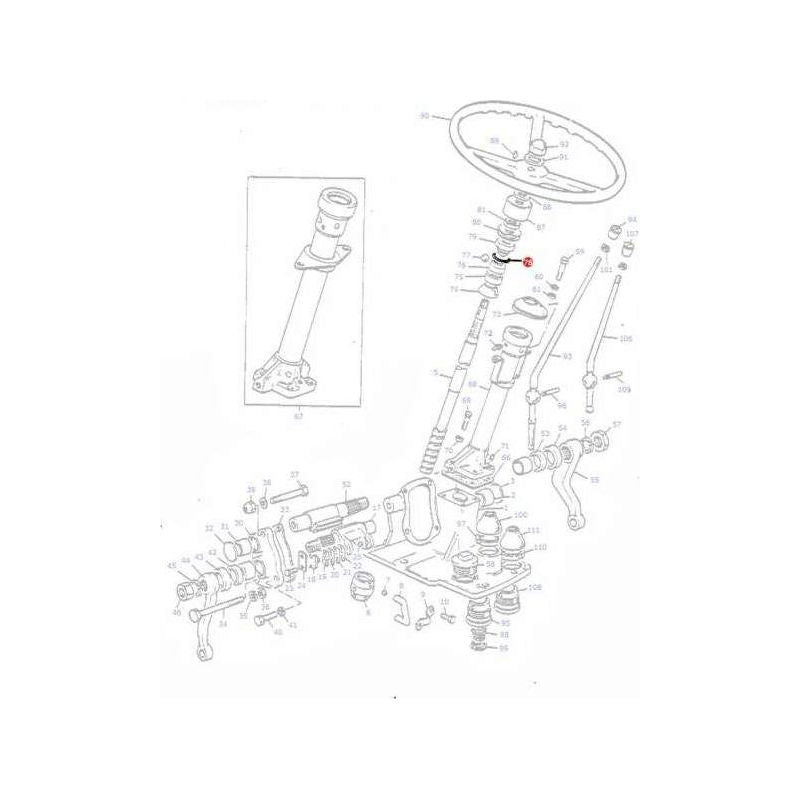 Massey Ferguson Steering Column O Ring - 1850234M1 | OEM | Massey Ferguson parts | Steering Boxes-Massey Ferguson-2WD Parts,Axles & Power Train,Engine & Filters,Farming Parts,Front Axle & Steering,O Rings,O Rings & Accessories,Seals,Steering Columns & Components,Tractor Parts