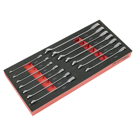 Premier Ratchet Spanner Set with Tool Tray 14pc - SE-TBT49