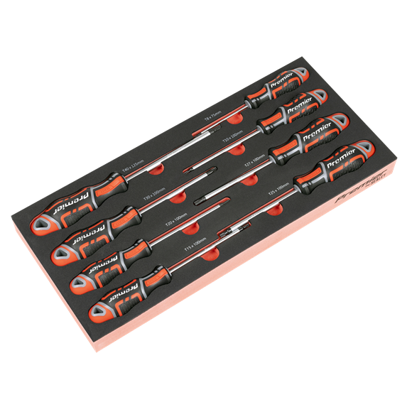 Sealey Premier TRX Star* Screwdriver Set with Tool Tray 8pc SE TBT55