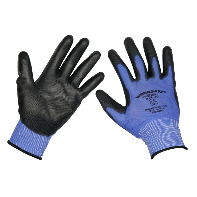 Lightweight Precision Grip Gloves (X-Large) - Pack of 6 Pairs - TSP117XL/6 - Farming Parts