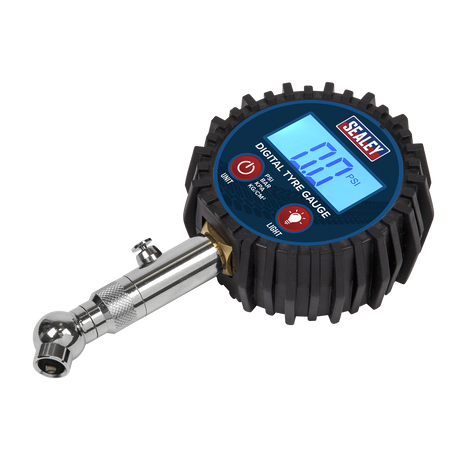 Digital Tyre Pressure Gauge with Swivel Head & Quick Release - TST001 - Farming Parts