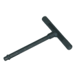 The Sealey Parking Brake Tool - Mercedes - VS0352 is a metal T-handle hex wrench with a long shaft and textured grips at each end of the T-bar, featuring a T-shaped design for easy installation.