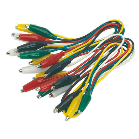 Jumper Test Lead Set 5 Pairs - 450mm - VS222 - Farming Parts