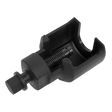 The Sealey Ball Joint Splitter 42mm - VS3805, featuring a forged steel body and a threaded screw in the middle, is perfect for splitting ball joints during automotive repair.