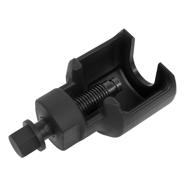The Sealey Ball Joint Splitter 42mm - VS3805, featuring a forged steel body and a threaded screw in the middle, is perfect for splitting ball joints during automotive repair.