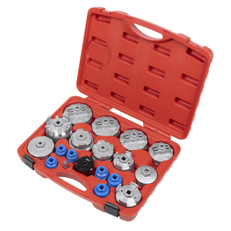Oil Filter Cap Wrench Set 19pc - SE-VS7013
