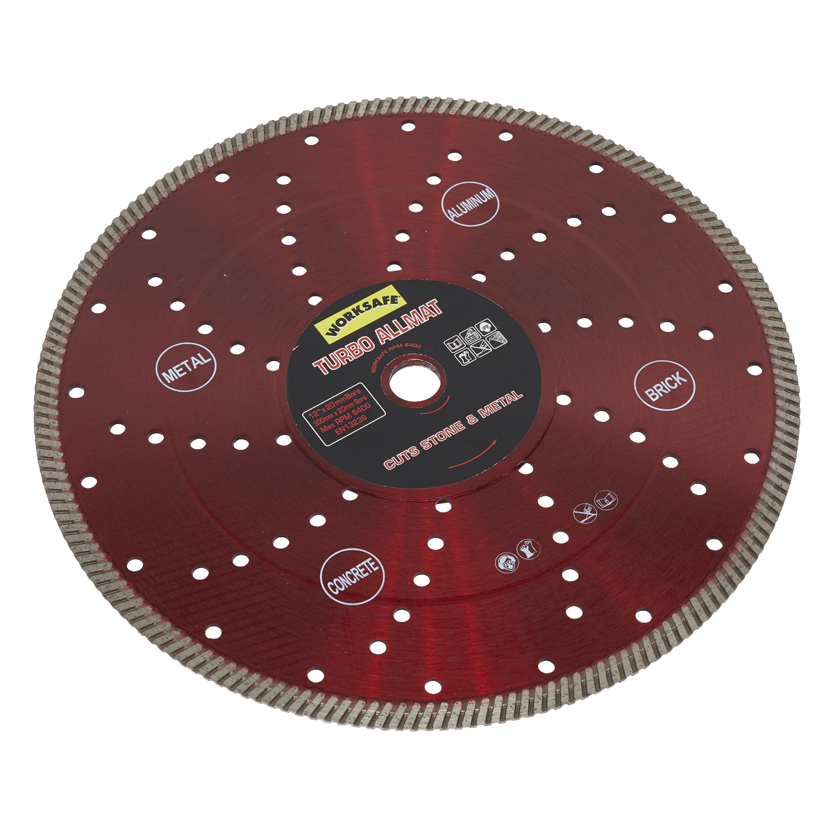 Turbo Allmat Diamond Blade Ø300 x Ø20mm - WDTA300 - Farming Parts