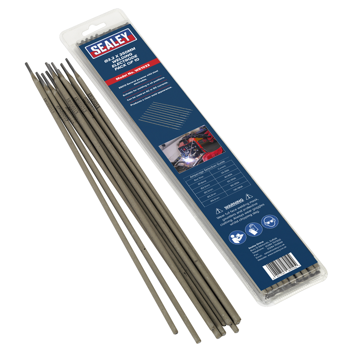 Welding Electrode Ø3.2 x 350mm Pack of 10 - WE1032 - Farming Parts