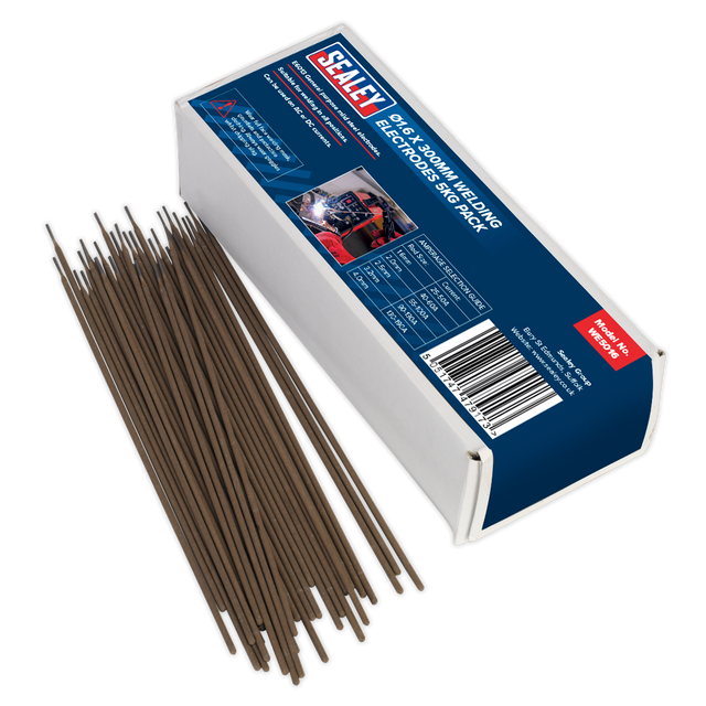 Welding Electrodes Ø1.6 x 300mm 5kg Pack - WE5016 - Farming Parts