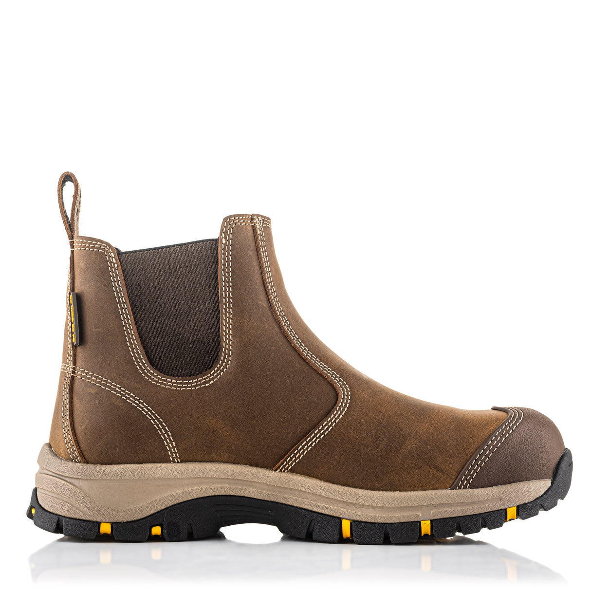Buckbootz WIZD2BLK Black Dealer Safety Boots Wide Fit SB PS SR