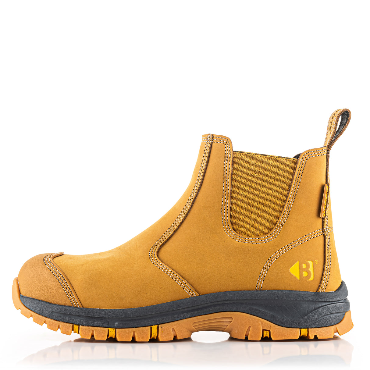 Buckbootz WIZD2BLK Black Dealer Safety Boots Wide Fit SB PS SR