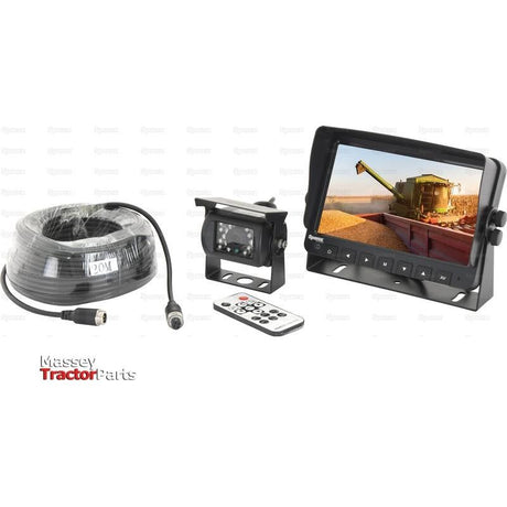 Wired Vehicle Camera System 7''HD Camera, Monitor, Cable & Instruction Manual - S.166334 - Farming Parts