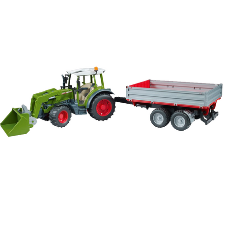 Fendt - -Fendt 211 Vario with front loader and sideboard trailer - X991023004000 - Farming Parts