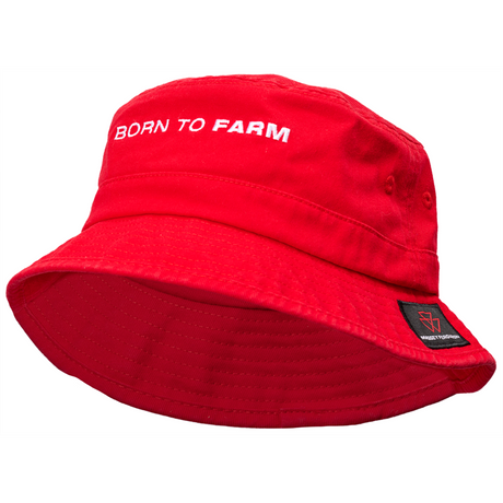 Massey Ferguson - Kids Red Bucket Hat - X993232202000 - Farming Parts