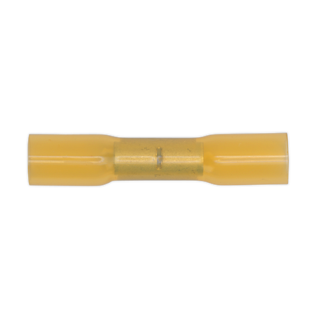 Heat Shrink Butt Connector Terminal Ø6.8mm Yellow Pack of 50 - YTSB50 - Farming Parts