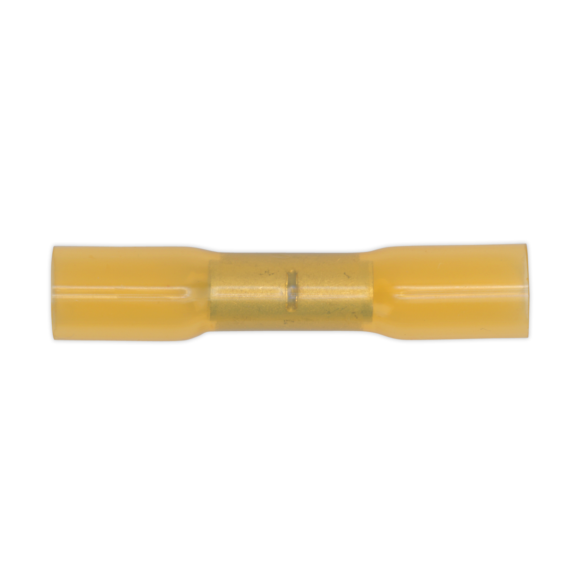 Heat Shrink Butt Connector Terminal Ø6.8mm Yellow Pack of 50 - YTSB50 - Farming Parts