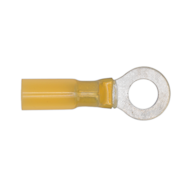 Heat Shrink Ring Terminal Ø8.4mm Yellow Pack of 25 - YTSR2584 - Farming Parts