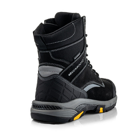Buckbootz Blastz High Leg Lace/Zip Boot Stone | Waterproof Safety