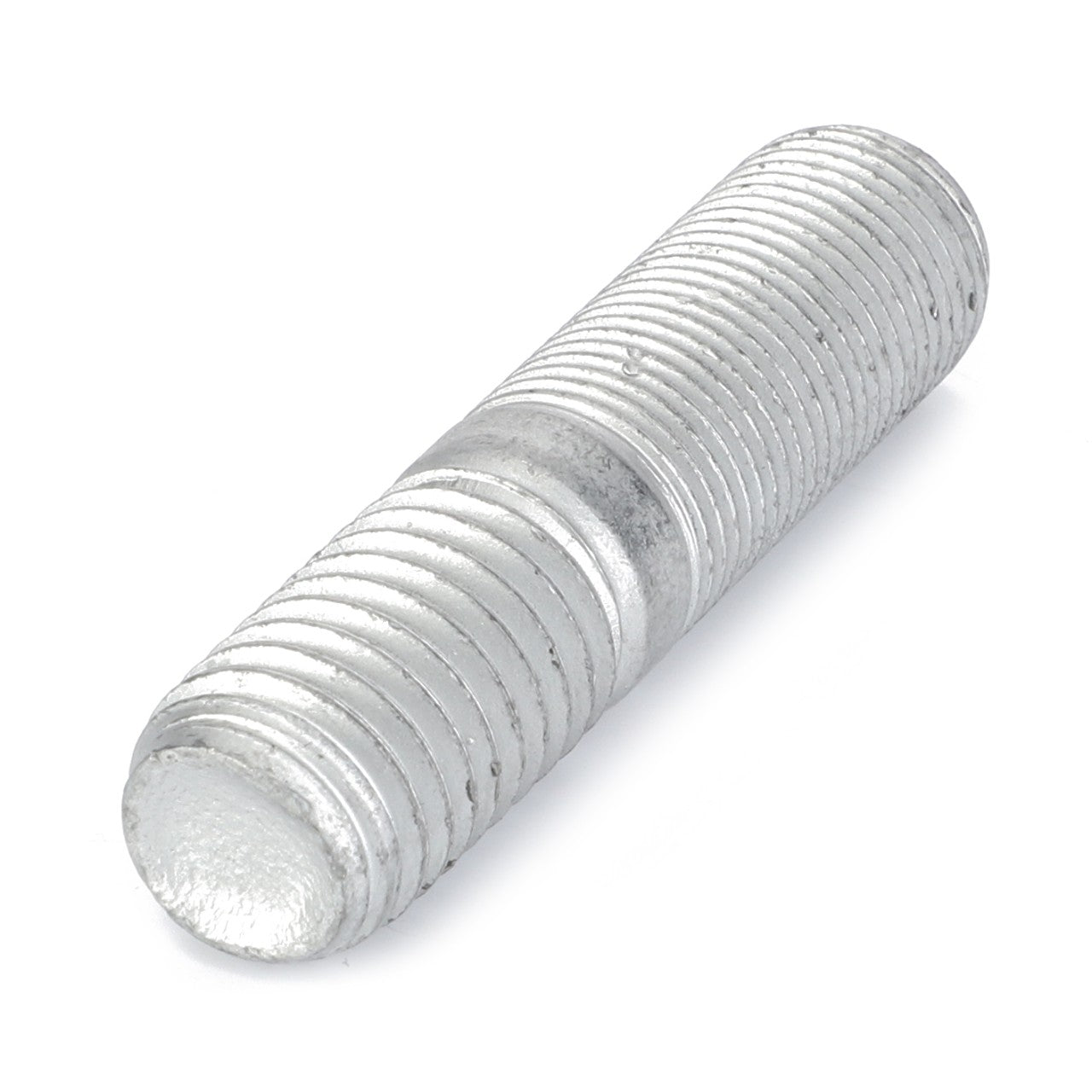 A close-up image of an AGCO STUD BOLT - V30403700, a metal double-ended threaded stud with visible screw threads on both ends. No current product description information available.