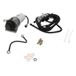 Image shows the AGCO Fuel Pump Assembly Kit (Accessory Code: Acw085956A) including a fuel pump, wiring harness, hoses, connectors, and various small circular seals from the brand AGCO.