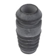 The AGCO | Drain Plug - Acw1022050 is a black rubber bellows with ridges, resembling a compact cylindrical tube with an opening at one end.