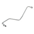 A current product description is available for the AGCO | Left Hand Brake Pipe - Acw7086420. This metal fuel line pipe features multiple bends and has two fittings at each end.