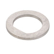 A flat, circular metal washer with a large central hole and a small notch on one side, featuring a 47.9mm diameter, branded AGCO Washer - 4302510M1, set against a plain white background.