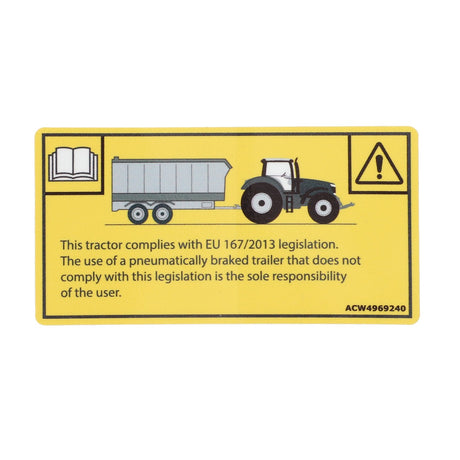 AGCO | Decal, Safety - Acw4969240 - Farming Parts