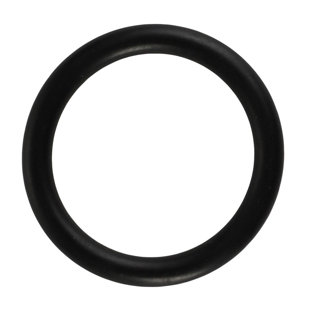 Product Name: AGCO | Sealing Washer - F530200710600
Brand Name: AGCO
Description: The AGCO sealing washer, model F530200710600, is a black rubber O-ring with a smooth surface, viewed from above it forms a perfect circle.