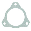 The AGCO Gasket - V836666409, a triangular gasket with three bolt holes, is perfect for sealing connections in machinery or piping systems and is compatible with Fendt Models.