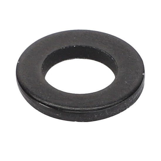 A black metal washer with a central hole, displayed on a white background. Product Name: AGCO | Flat Washer - Acw6056440 by the brand AGCO. No current product description information is available.
