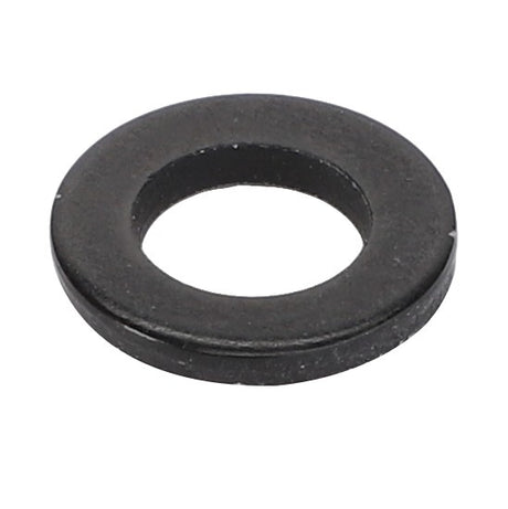 A black metal washer with a central hole, displayed on a white background. Product Name: AGCO | Flat Washer - Acw6056440 by the brand AGCO. No current product description information is available.